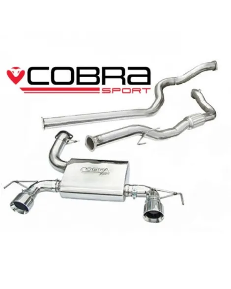 Vauxhall Corsa D Nurburgring 10-14 Cobra Sport Turbo Back Package with De-Cat (Non-Resonated) Vauxhall Corsa D Nurburgring 10-14 Cobra Sport Turbo Back Package with De-Cat (Non-Resonated)